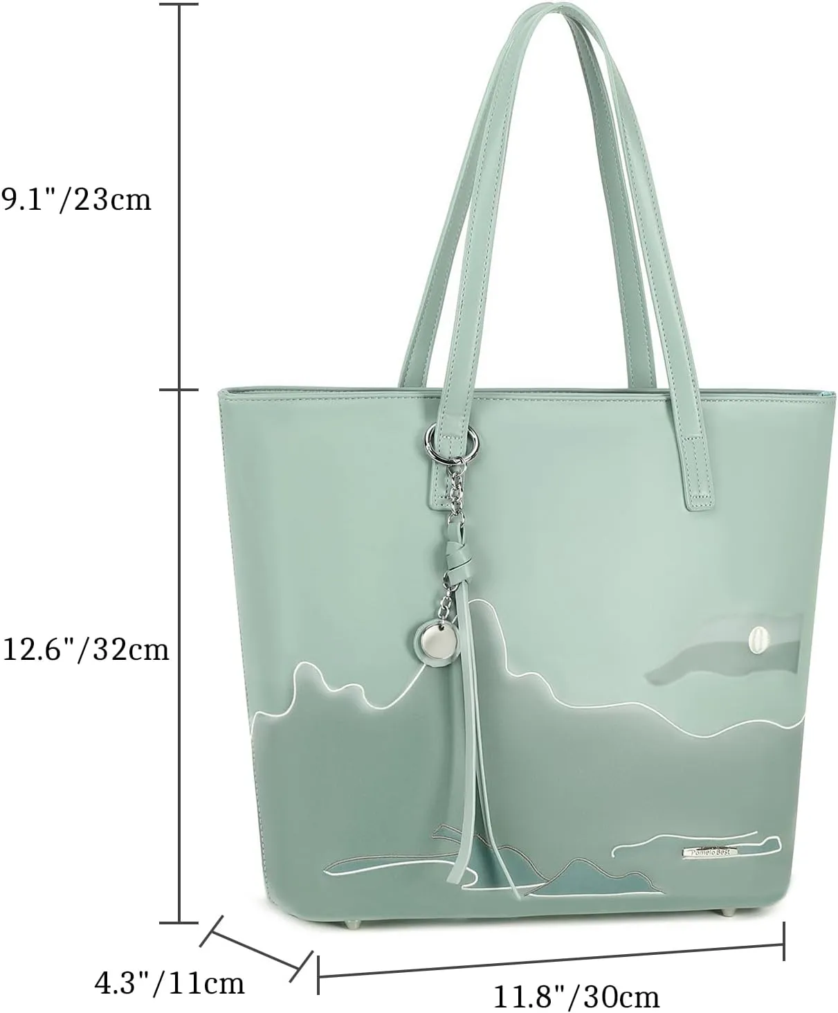 Pomelo Best Soft Faux Leather Stylish Shoulder Tote Bags for Women