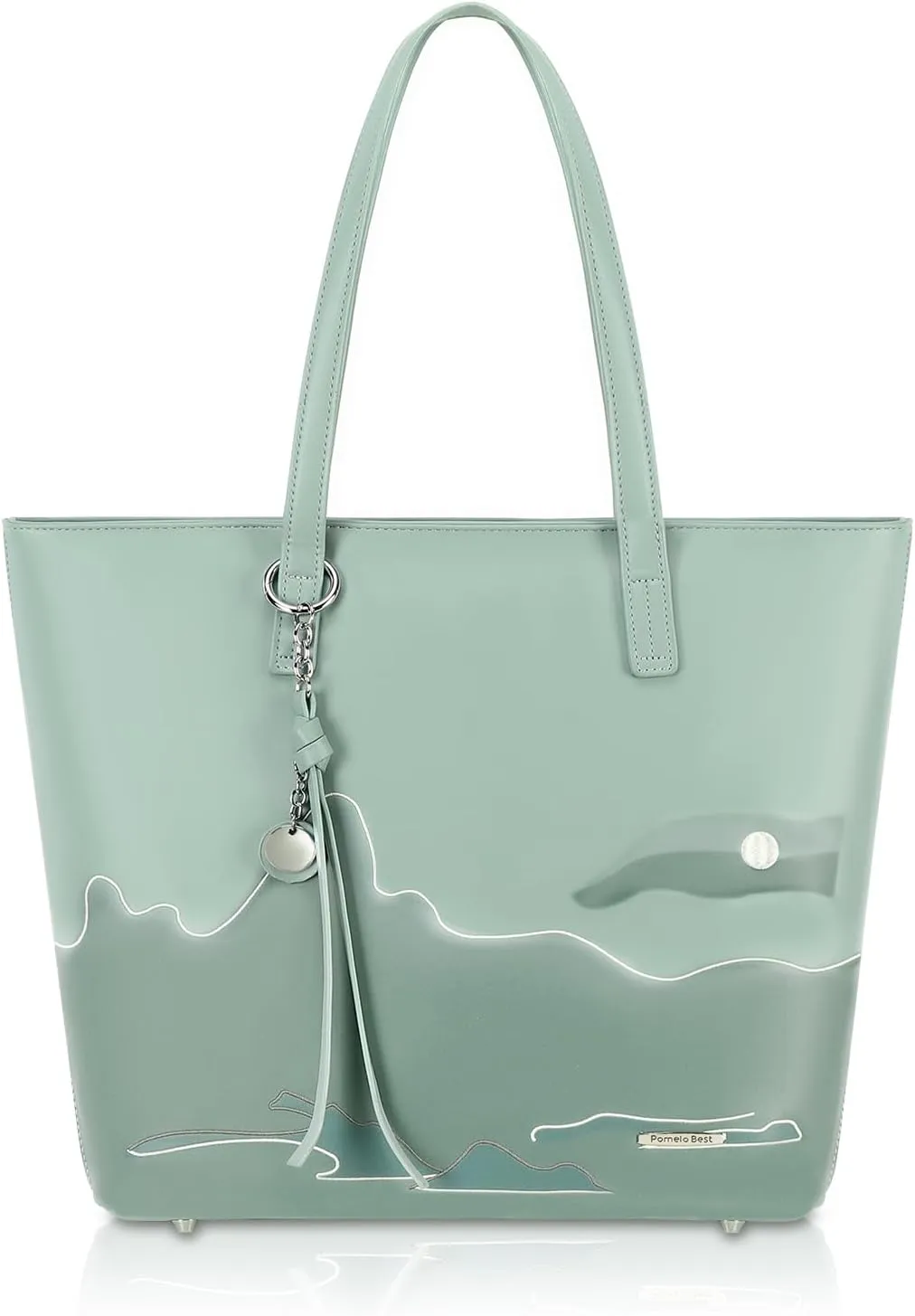 Pomelo Best Soft Faux Leather Stylish Shoulder Tote Bags for Women