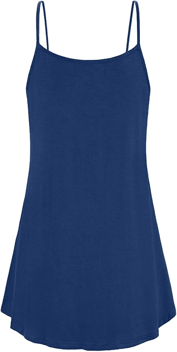 Pop Plus Size Sleeveless Sundress Ladies Swim Summer Boyfriend Crewneck Dress Women's Coloured Comfortable