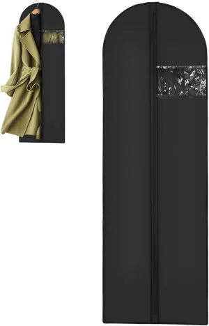 PRETYZOOM Foldable Suit Garment Bag for Travel and Storage Dress Bags for Suits Gowns Formal Wear Enhanced Protection Convenient Closet Storage