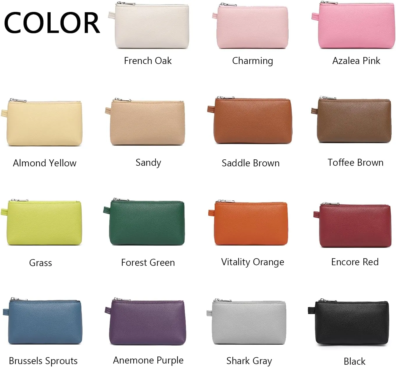 PU Leather Makeup Simple and Convenient Handbag Small Exquisite Storage Bag (Pu/Almond Yellow)