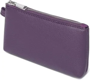 PU Leather Makeup Simple and Convenient Handbag Small Exquisite Storage Bag (Pu/Anemone Purple)