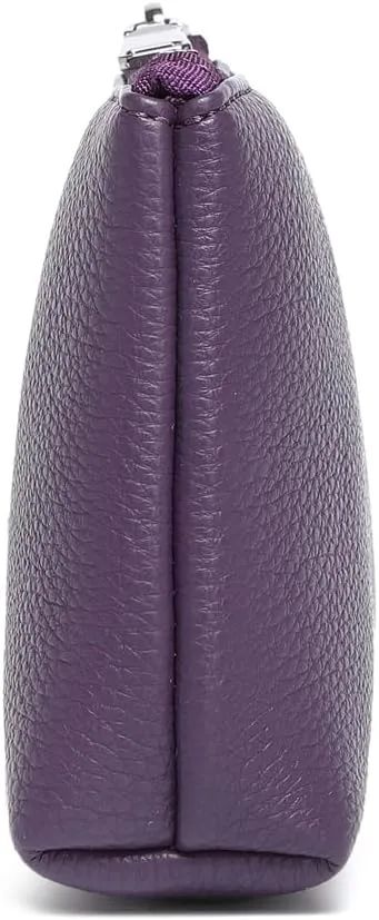 PU Leather Makeup Simple and Convenient Handbag Small Exquisite Storage Bag (Pu/Anemone Purple)