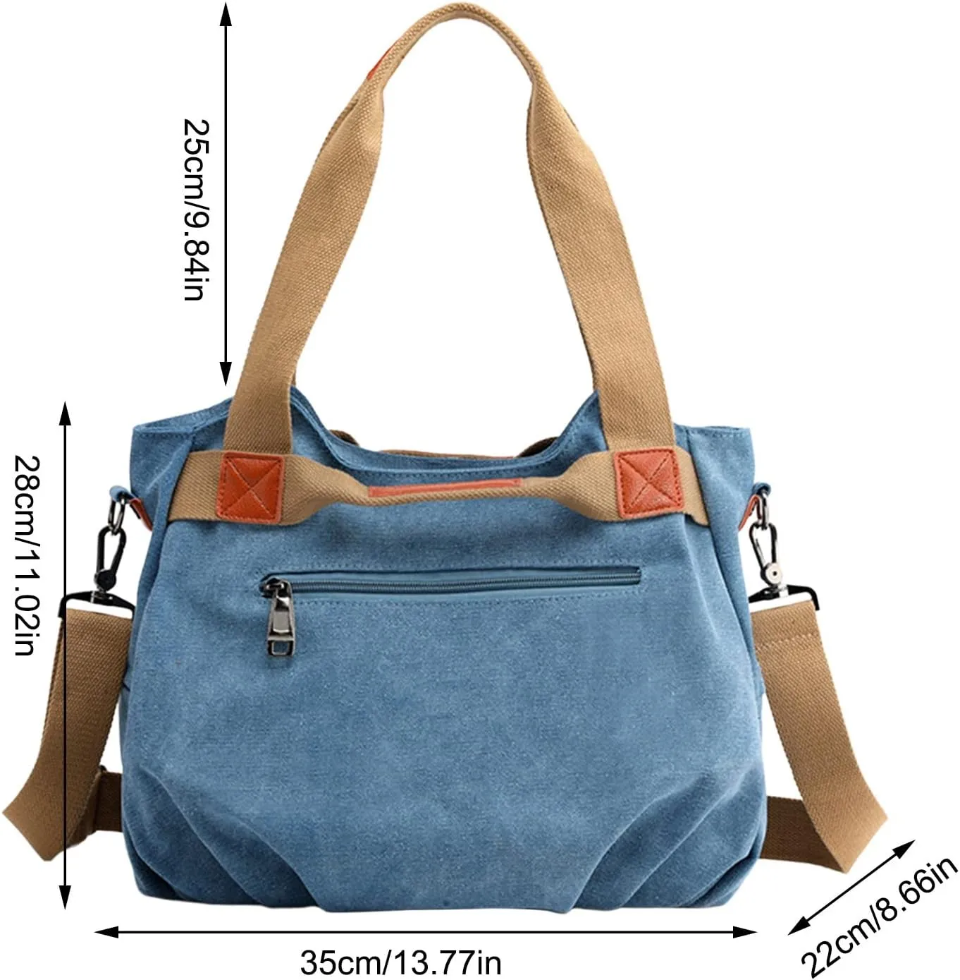 Purses for Women Crossbody Anti Theft Beach Tote Shoulder Bags for Summer Vacation Trendy Clutch Saddle Bag(Blue)