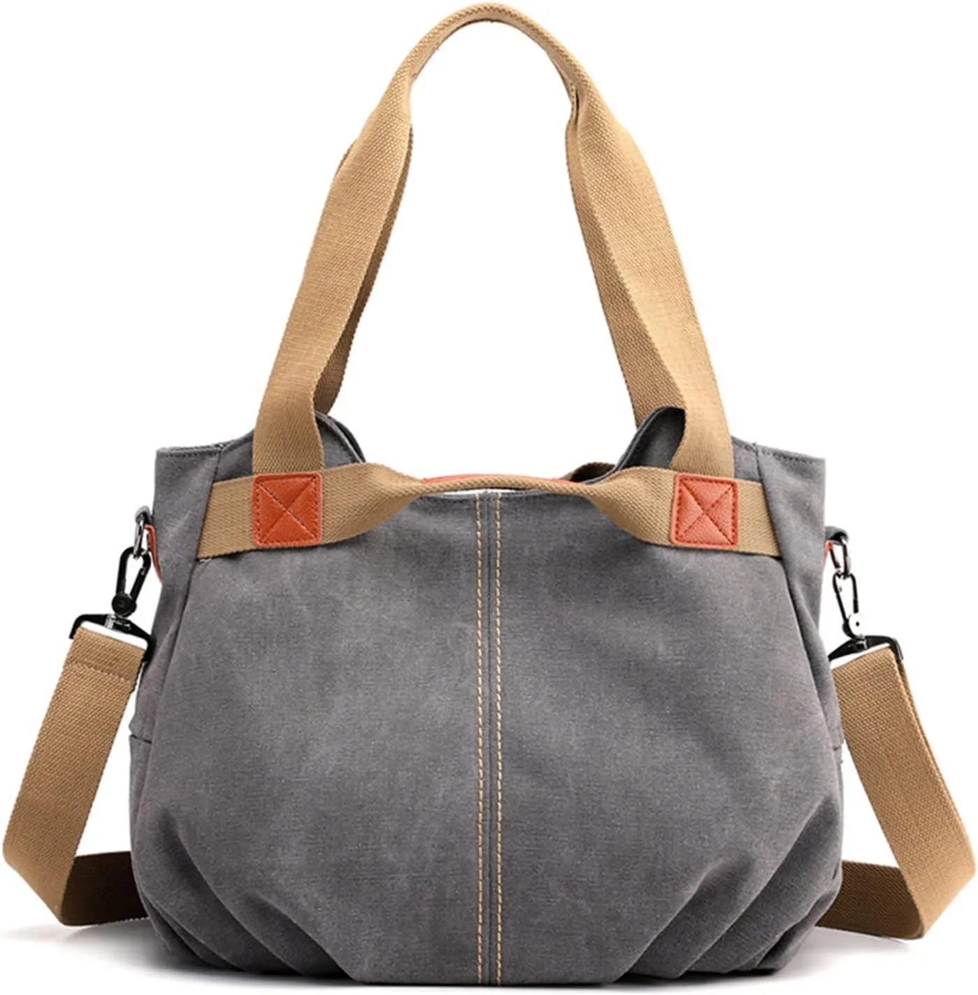 Purses for Women Crossbody Anti Theft Beach Tote Shoulder Bags for Summer Vacation Trendy Clutch Saddle Bag(Grey)