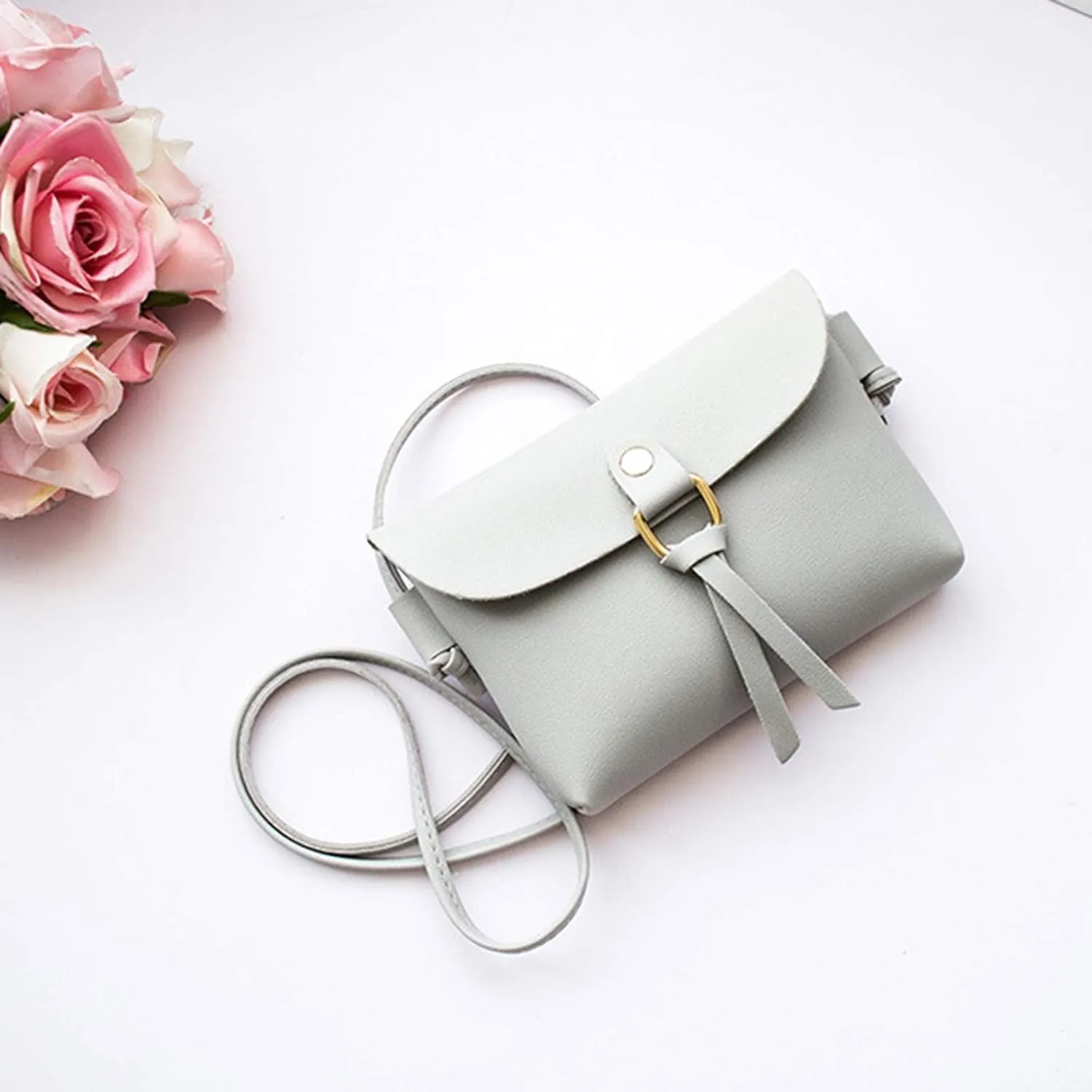 Purses for Women Crossbody Anti Theft Satchel Purses with Multi Zipper Pocket Cute Purse for Women Trendy(Grey)