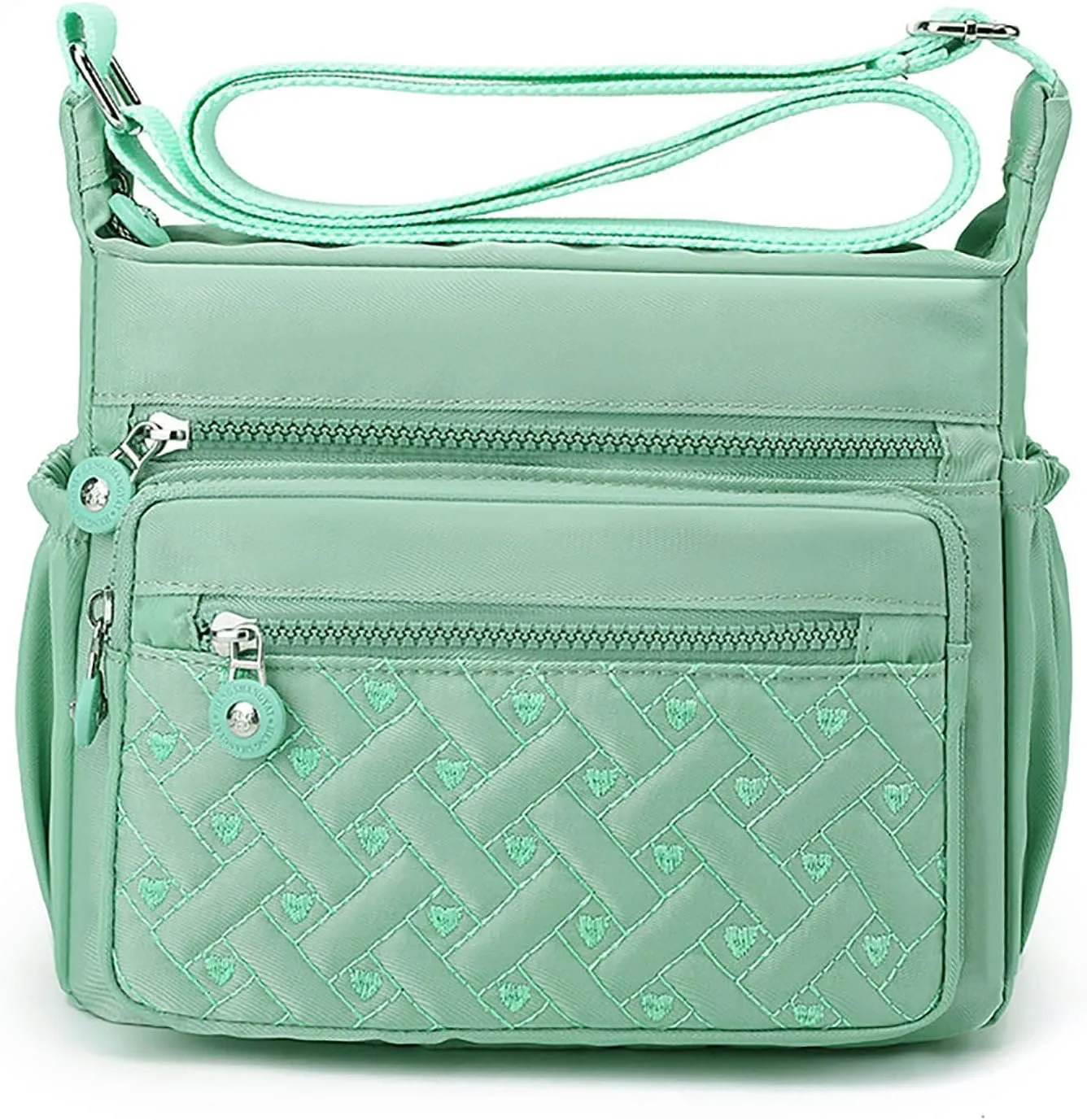 Purses for Women Crossbody Anti Theft Trendy Designer Shoulder Bags for Women Womens Elegant Evening Bag(Green)