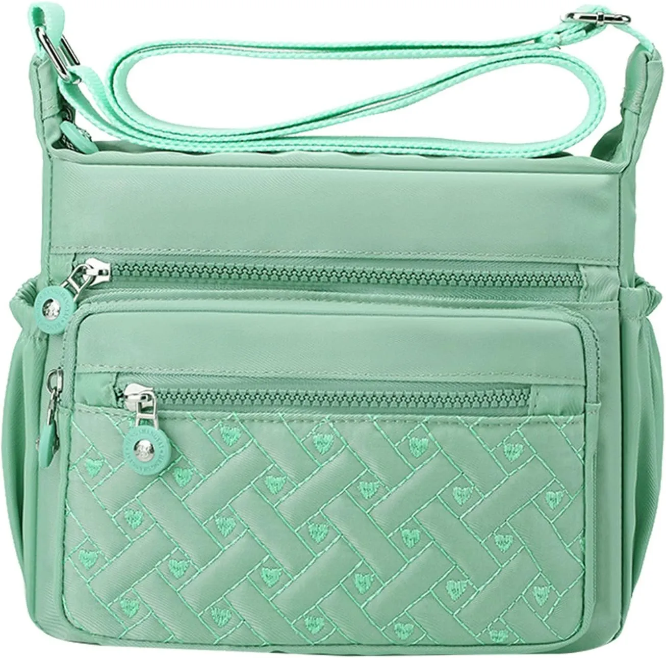 Purses for Women Crossbody Anti Theft Trendy Designer Shoulder Bags for Women Womens Elegant Evening Bag(Green)