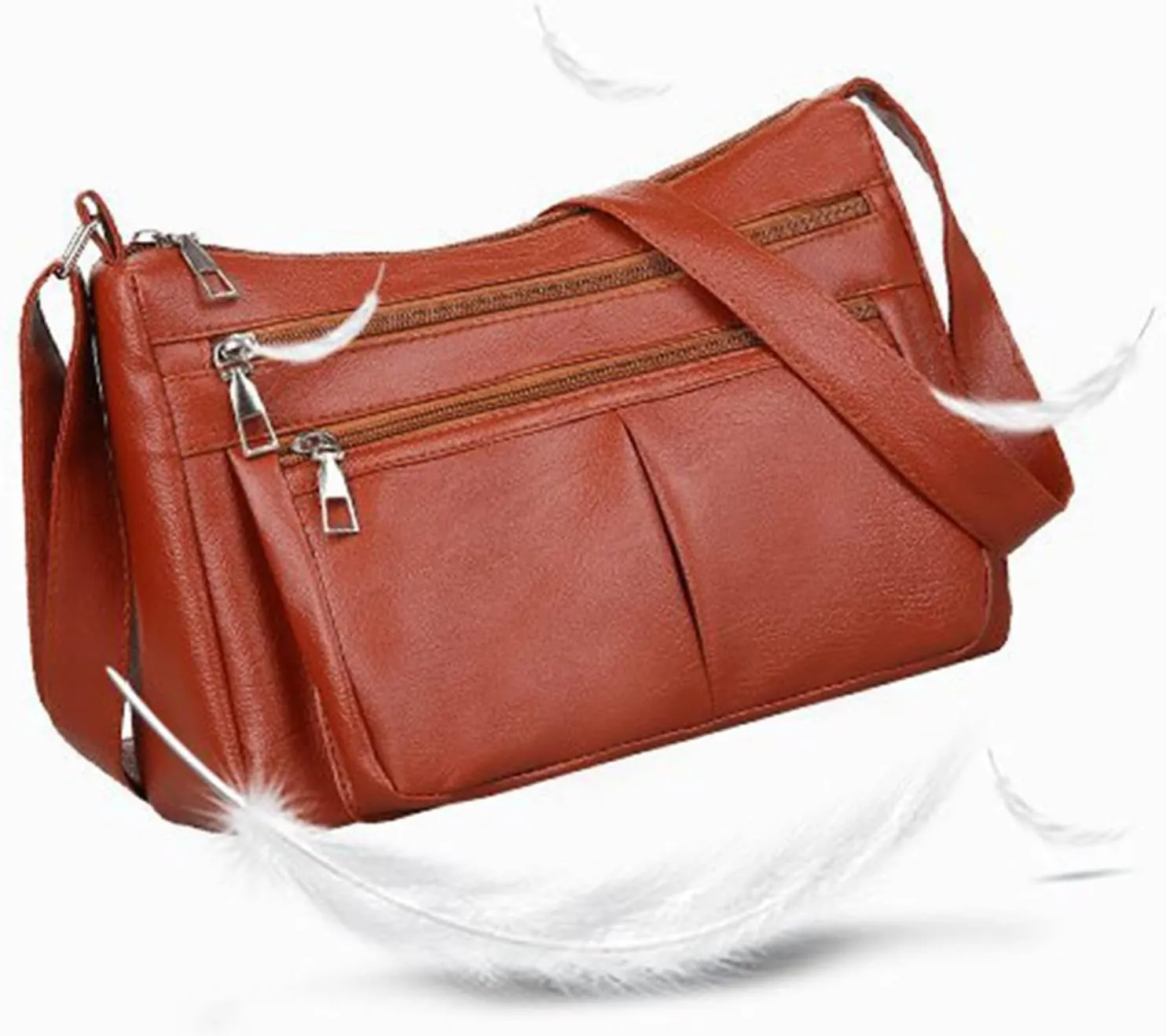 Quilted Crossbody Purses for Women Waterproof Nylon Crossbody Bags for Woman Trendy Clear Bag for Stadium Events(Grey)