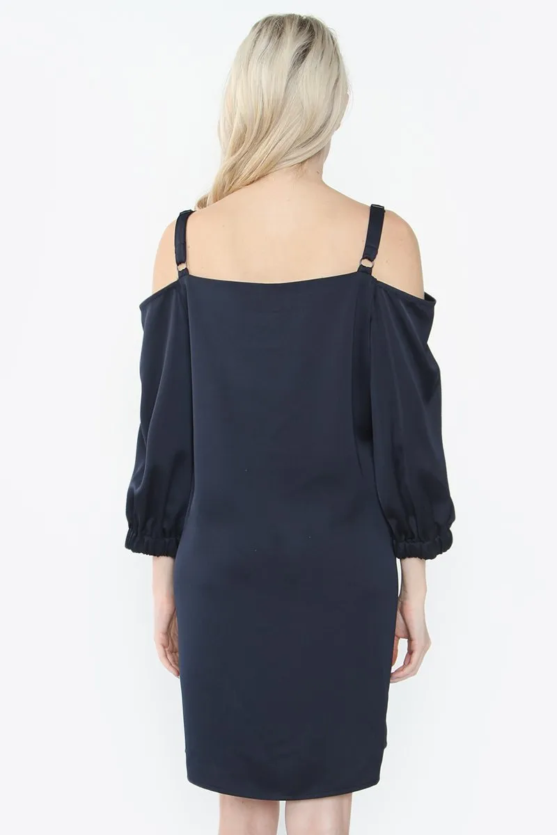 Renata Cold Shoulder Shift Dress