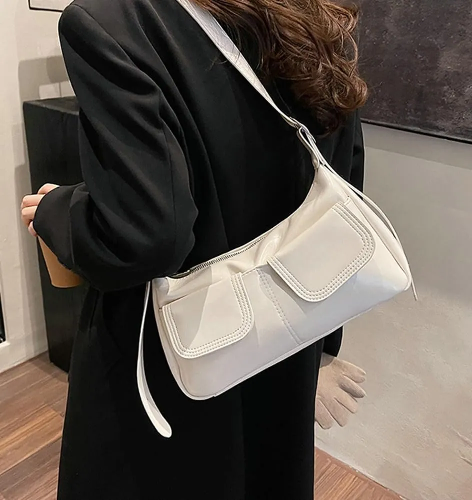 Retro Chic Purses for Women Y2K Crossbody Bags for Women Trendy Hand Bags Vintage Satchel Hobo Bag Crossbody Shoulder Bag
