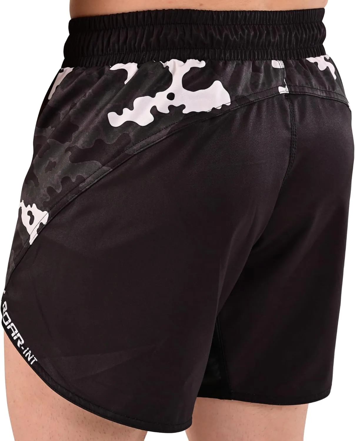 ROAR-INT BJJ Shorts Grappling Kickboxing Muay Thai Boxing Shorts MMA Fight Shorts for Men