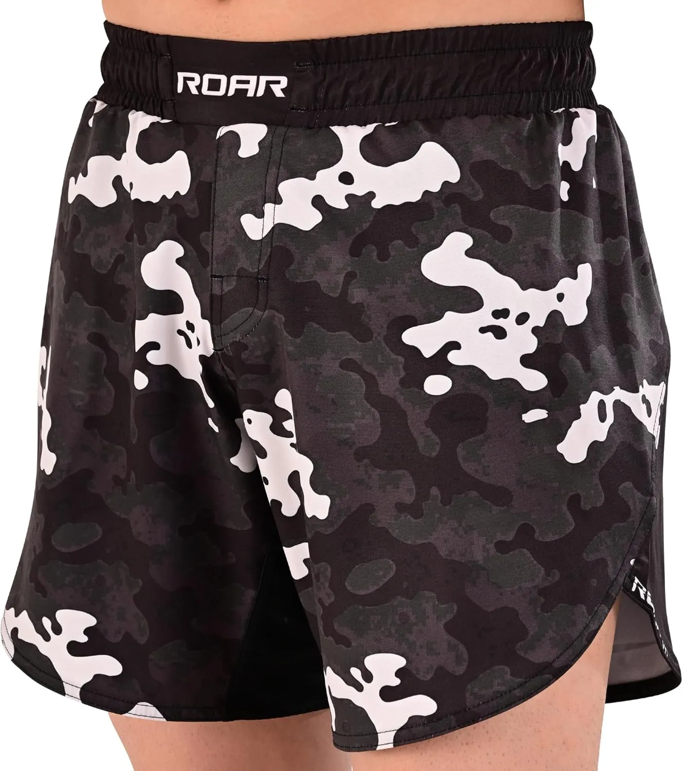 ROAR-INT BJJ Shorts Grappling Kickboxing Muay Thai Boxing Shorts MMA Fight Shorts for Men