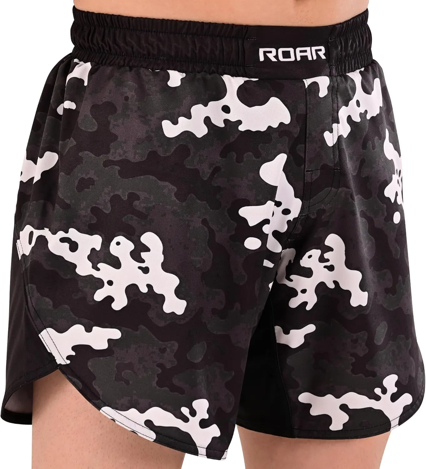 ROAR-INT BJJ Shorts Grappling Kickboxing Muay Thai Boxing Shorts MMA Fight Shorts for Men