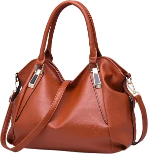 Roomy Fashion Womens Handbags Ladies Purse Satchel Shoulder Bags Tote Leather Bag Zip Tote Bag