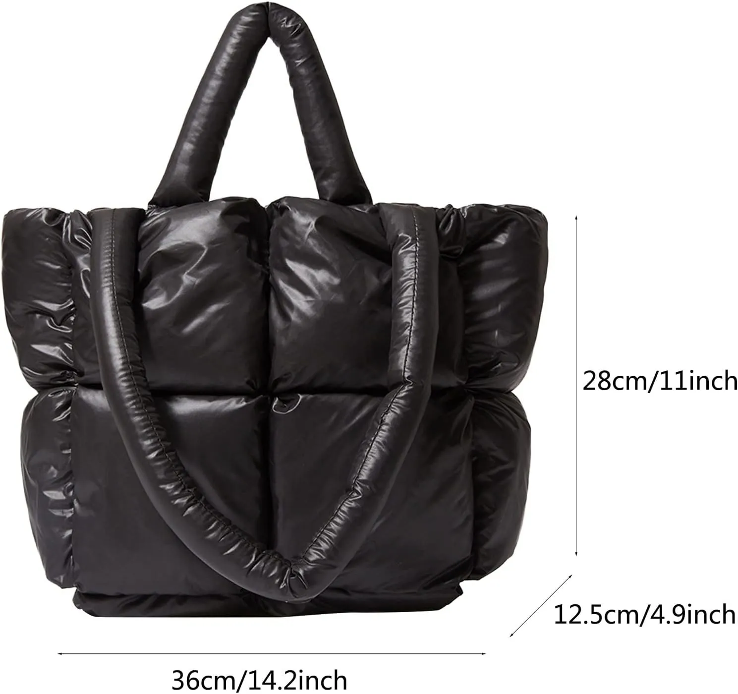 Satchel Bags for Women Designer Satchel Handbags Top-Handle Purses with Strap Trendy Waterproof Cross Body Bag(Grey)