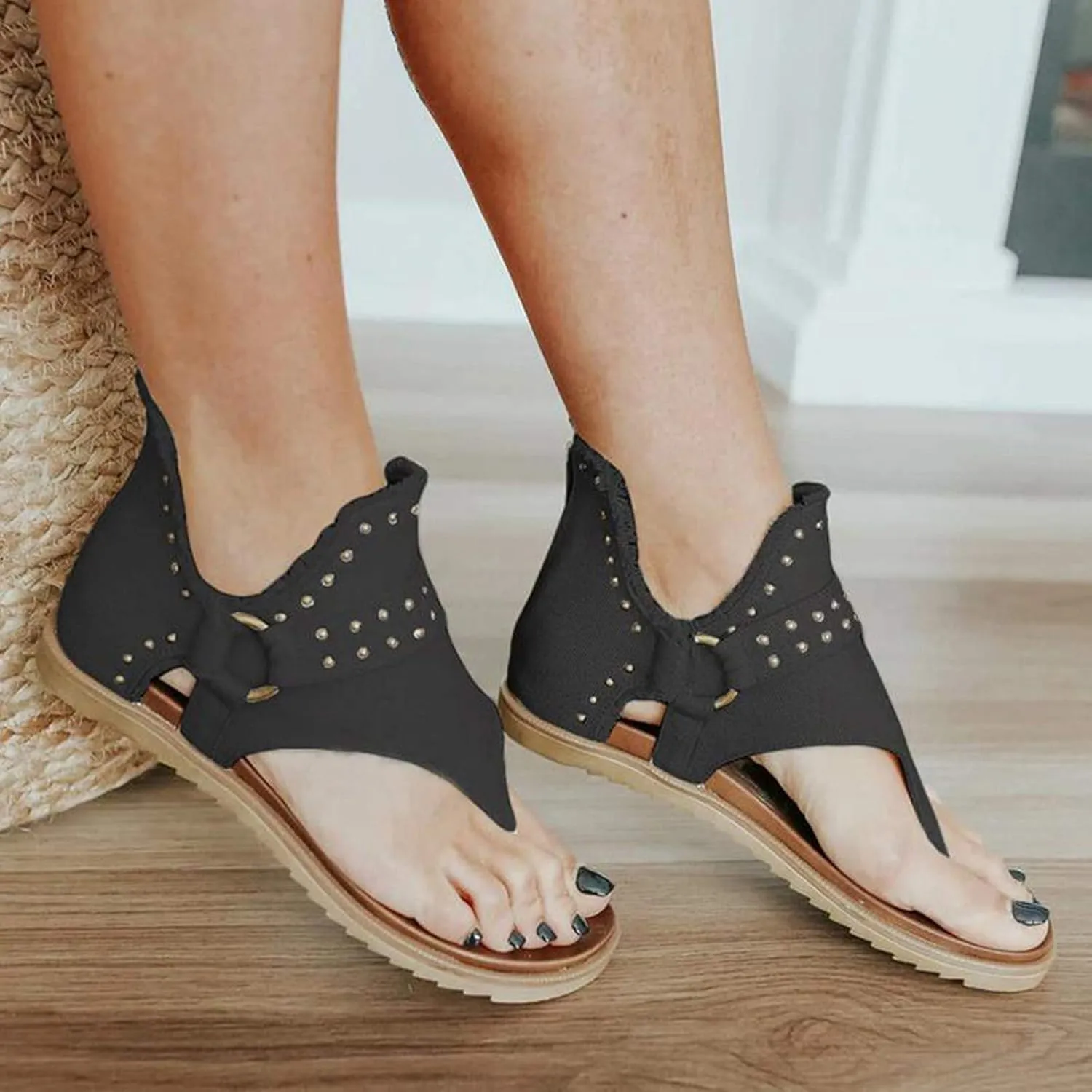 SBGMoSJ Womens Orthopedic Dressy Summer Sandals Comfortable Sandals for Walking Comfort Sandals for Women Dressy Sandals Women Comfortable Wedges Orthopedic Sandals Men Wide Womens Block Heel Sandals