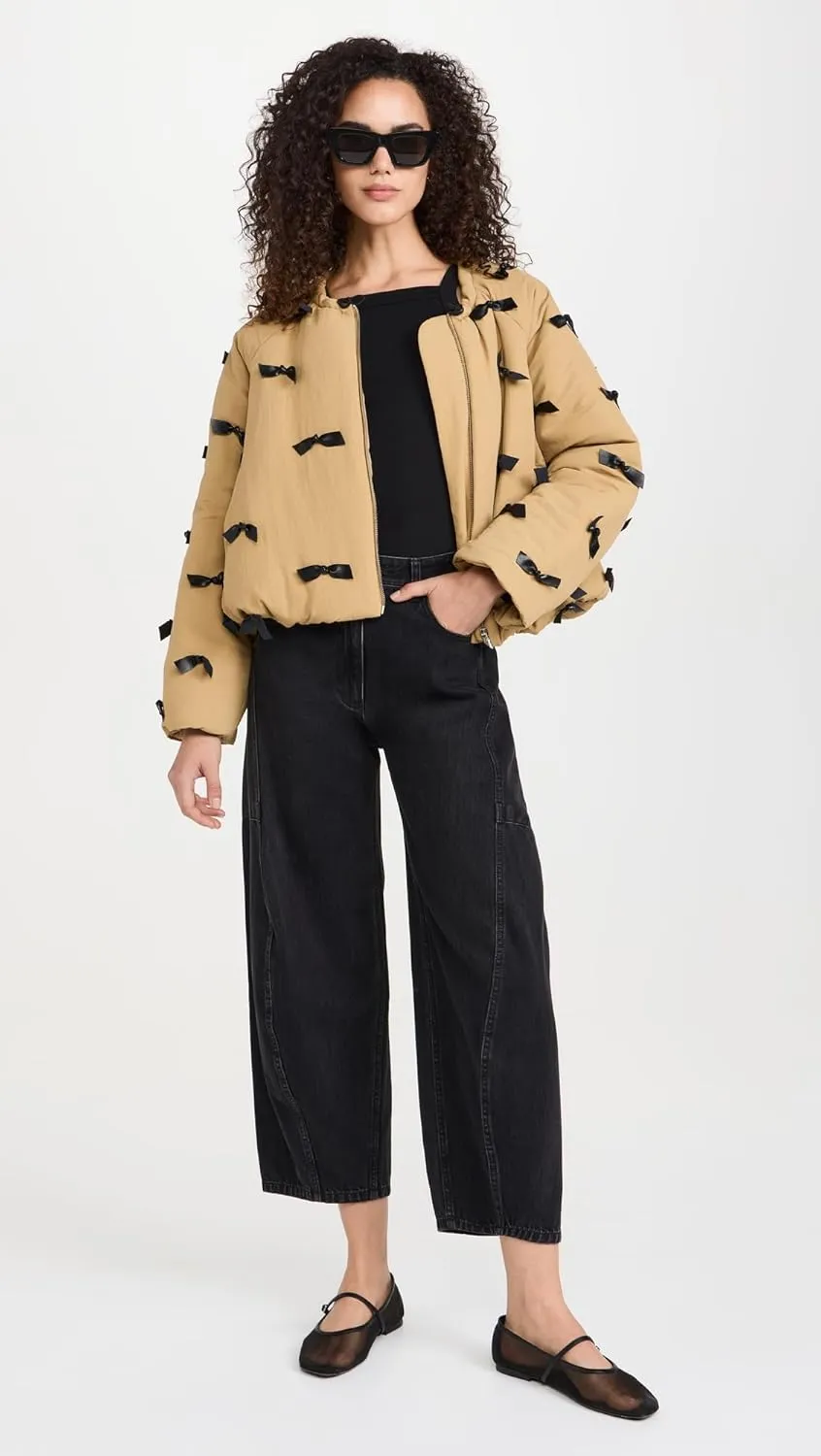 Sea Women's Lucienne Leather Bow Tie Jacket
