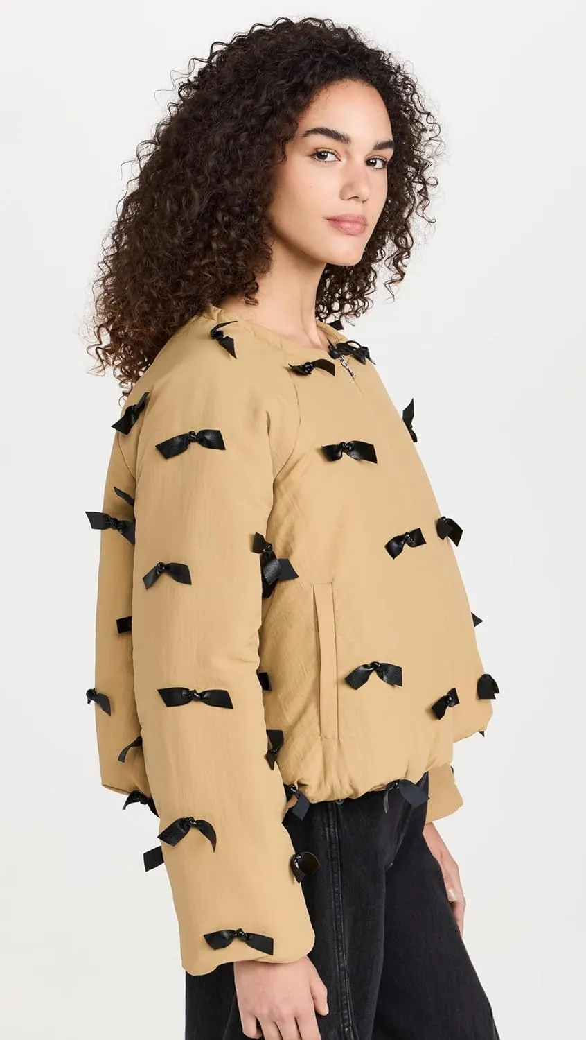 Sea Women's Lucienne Leather Bow Tie Jacket