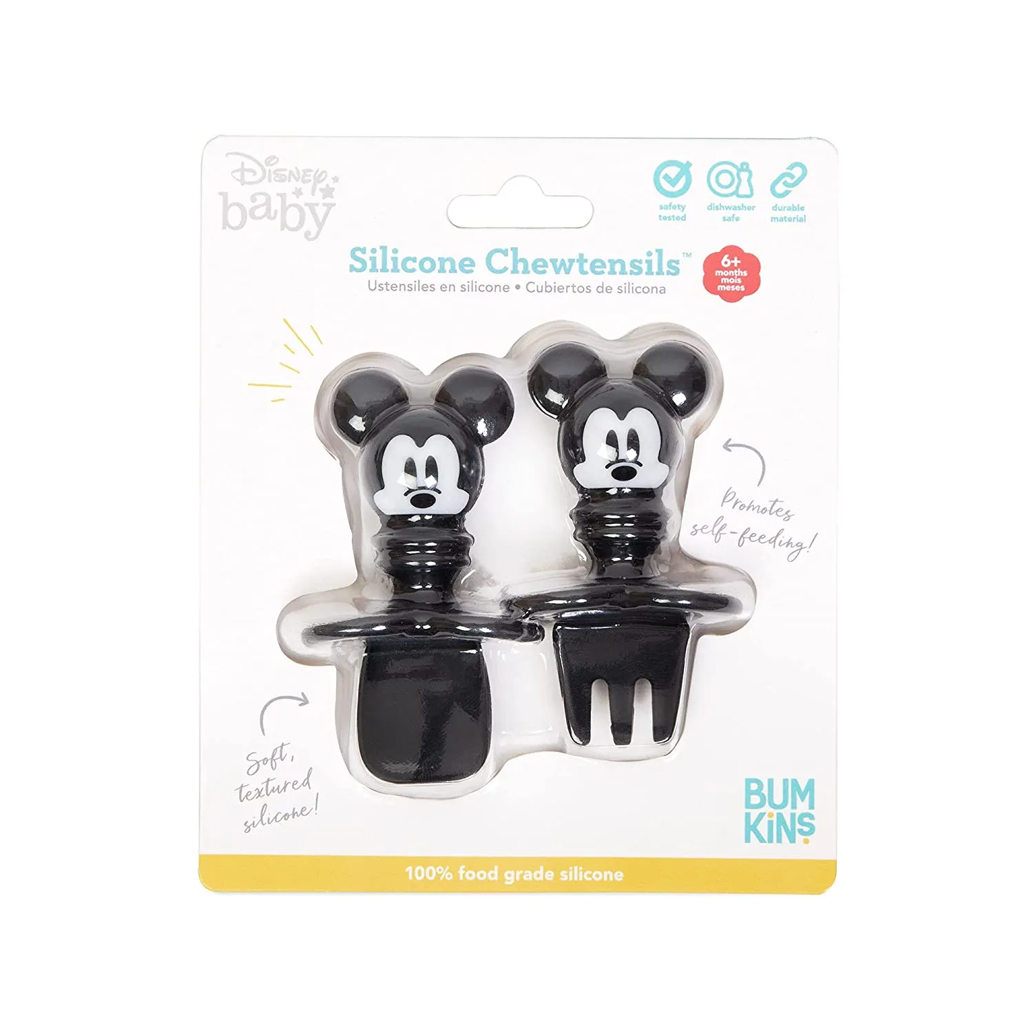 Silicone utensils (mickey mouse)