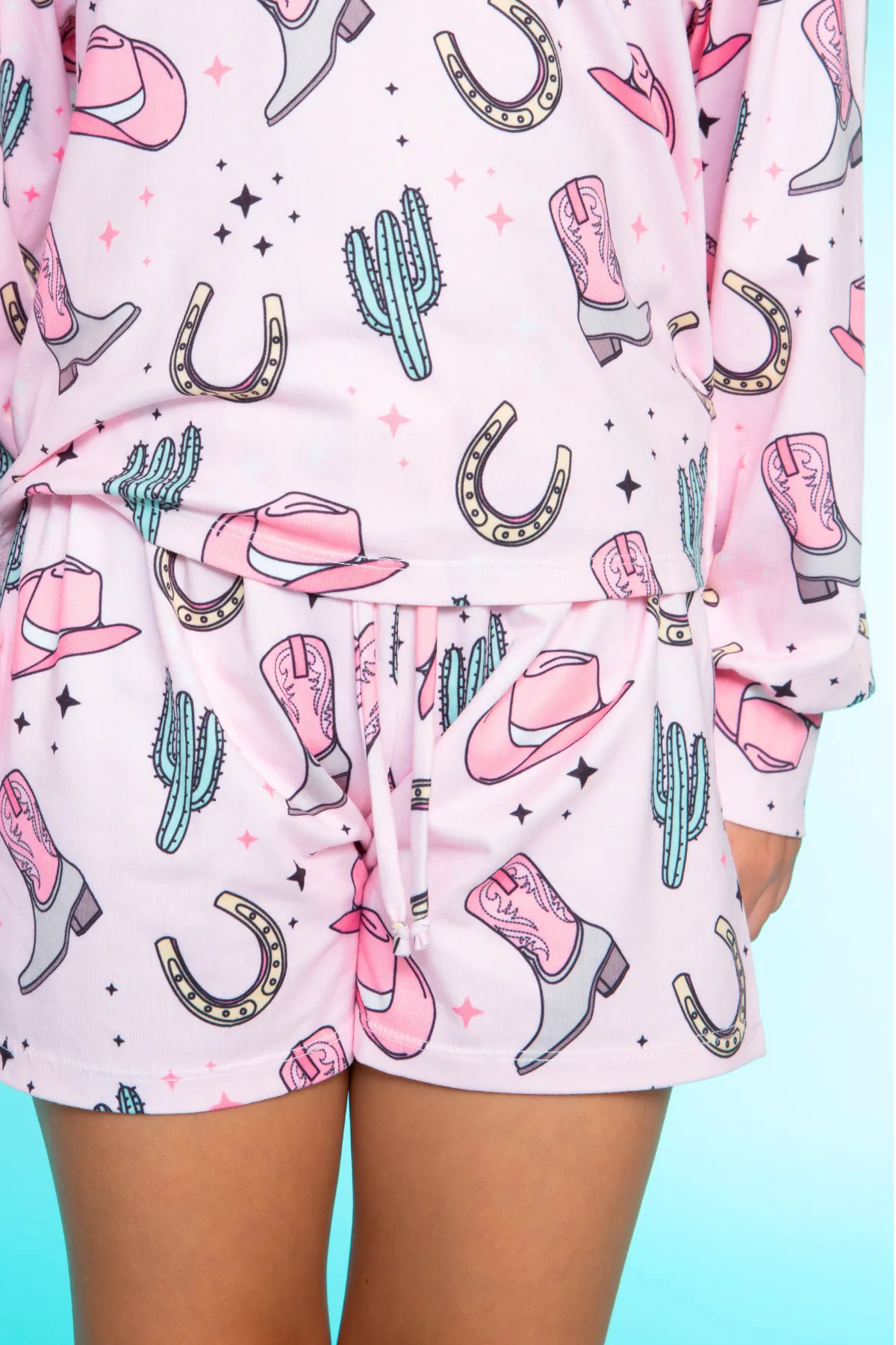 Simply Soft Long Sleeve Easy Tee & Dolphin Short