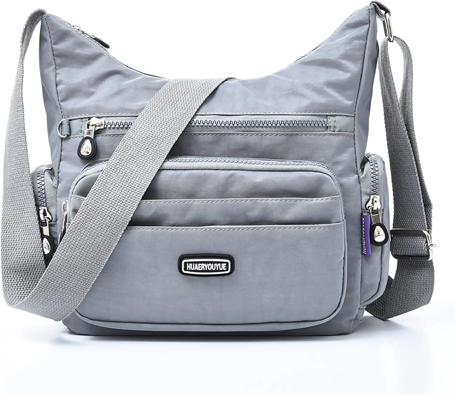 Sling Bags for Women Anti Theft Travel Waterproof Nylon Crossbody Bags for Woman Trendy Clear Fanny Pack(C)