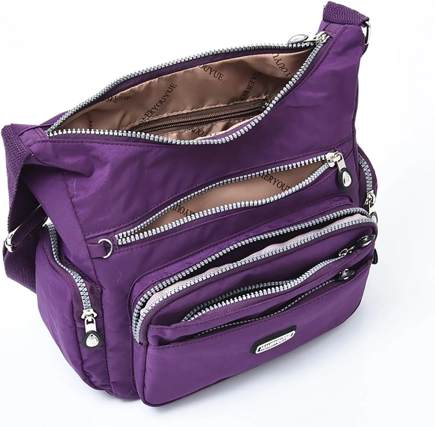 Sling Bags for Women Anti Theft Travel Waterproof Nylon Crossbody Bags for Woman Trendy Clear Fanny Pack(I)