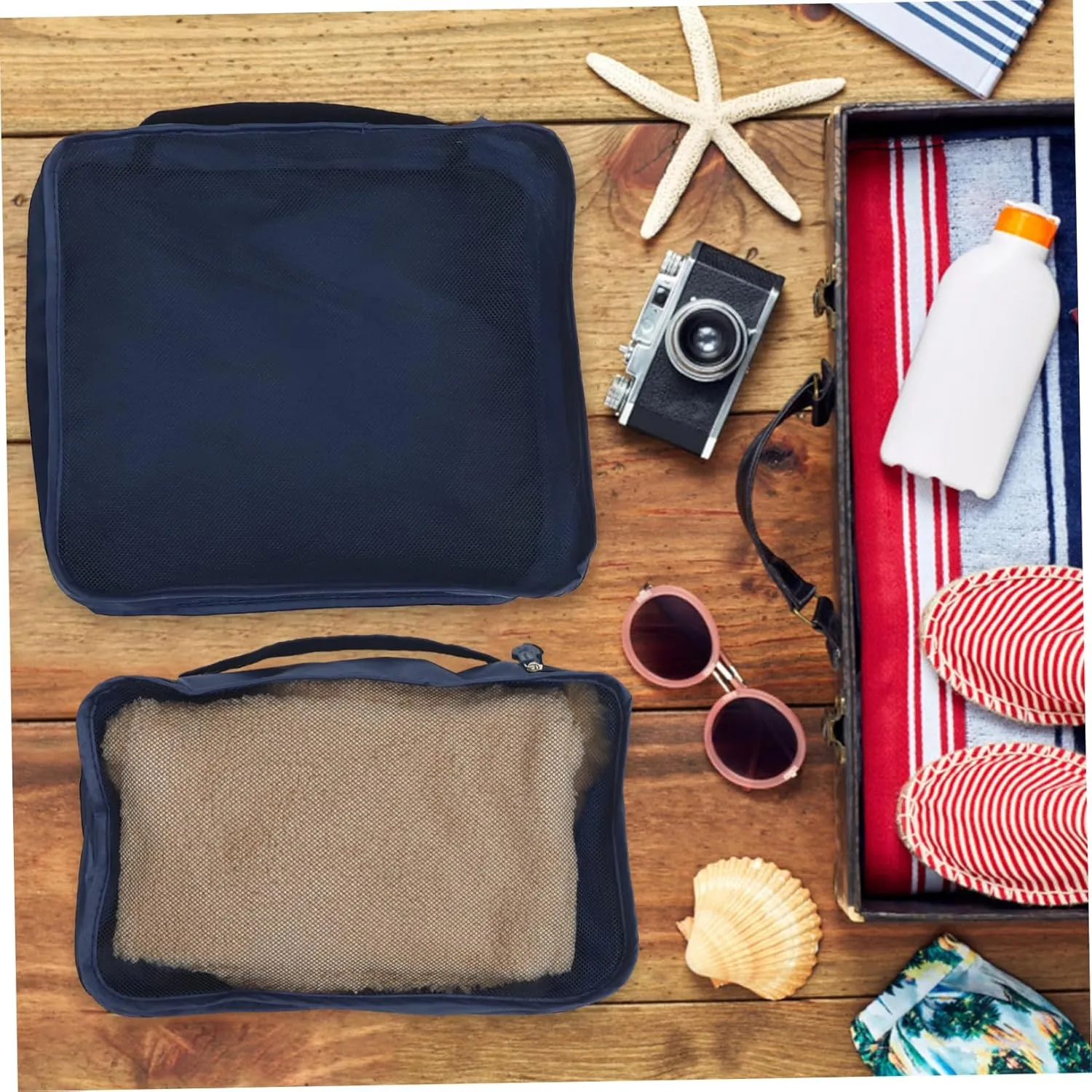 SOIMISS Versatile Storage Bag Organizer Closet Luggage Pocket Organizer 6PCs Suit Closet Storage Bag