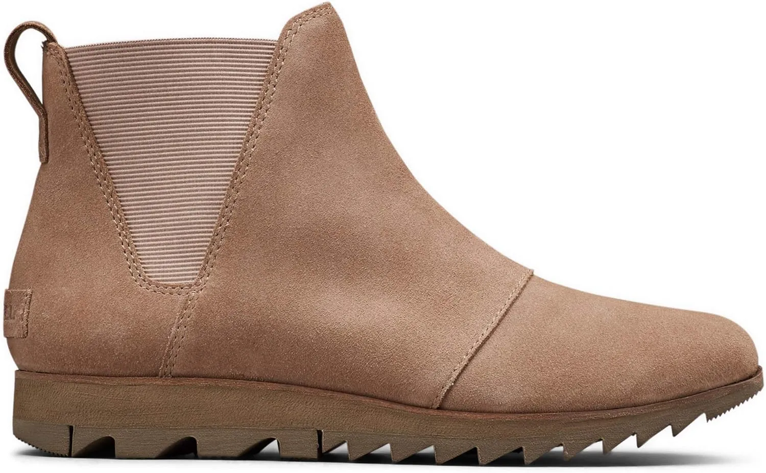 Sorel Women's Harlow Chelsea Rain Boot  Waterproof Leather Ankle Booties