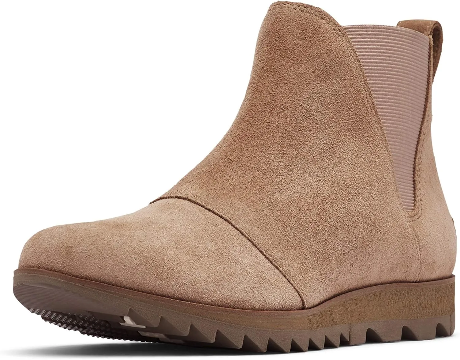 Sorel Women's Harlow Chelsea Rain Boot  Waterproof Leather Ankle Booties