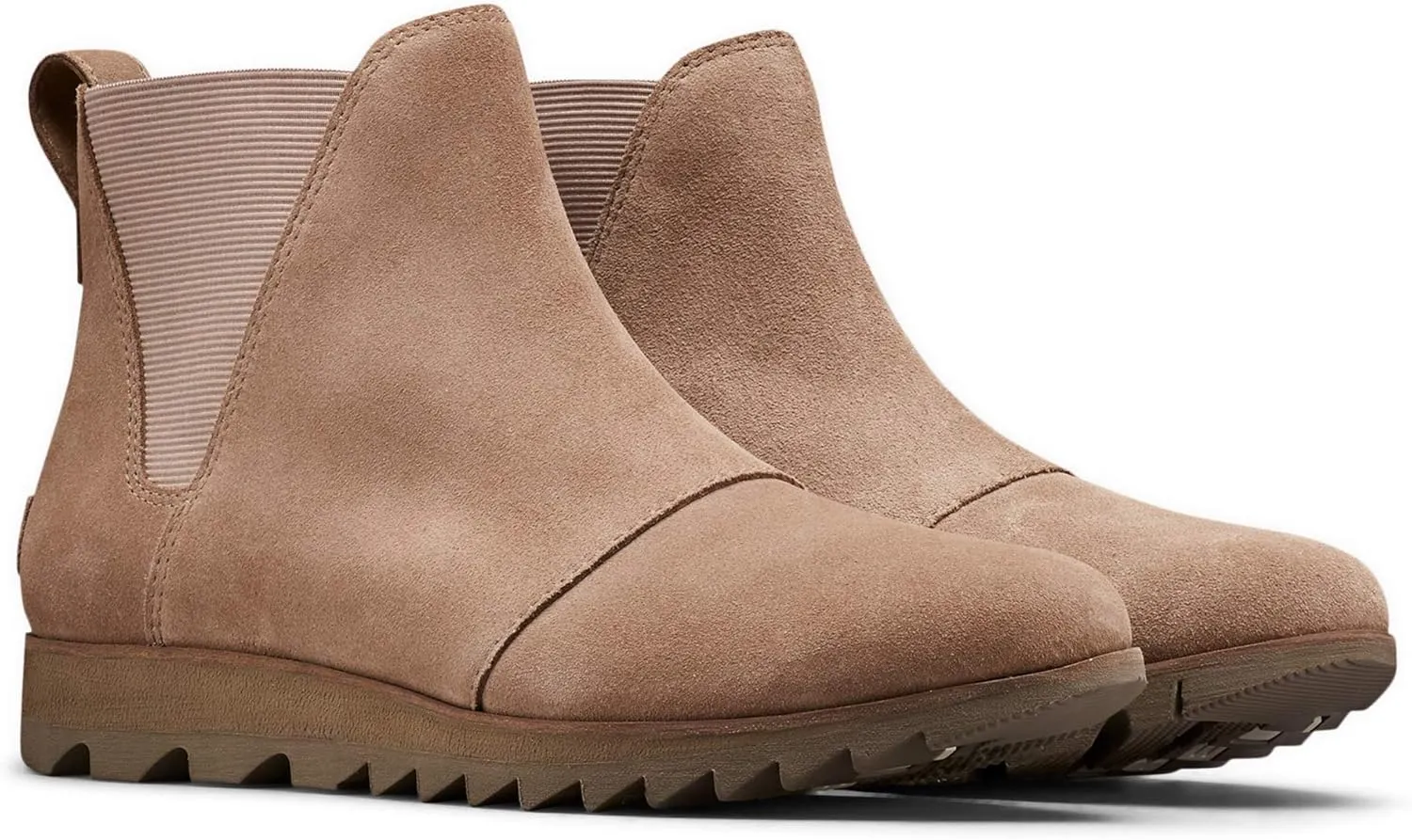 Sorel Women's Harlow Chelsea Rain Boot  Waterproof Leather Ankle Booties