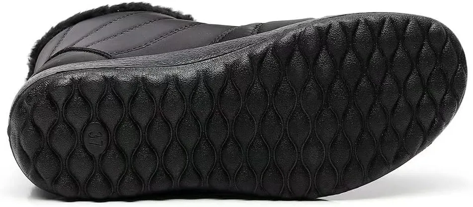 Stunner Snow Boots for Women Winter Ankle Boots Warm Fur Lined Ankle Booties Waterproof Comfortable Outdoor Slip On Winter Shoes Booties