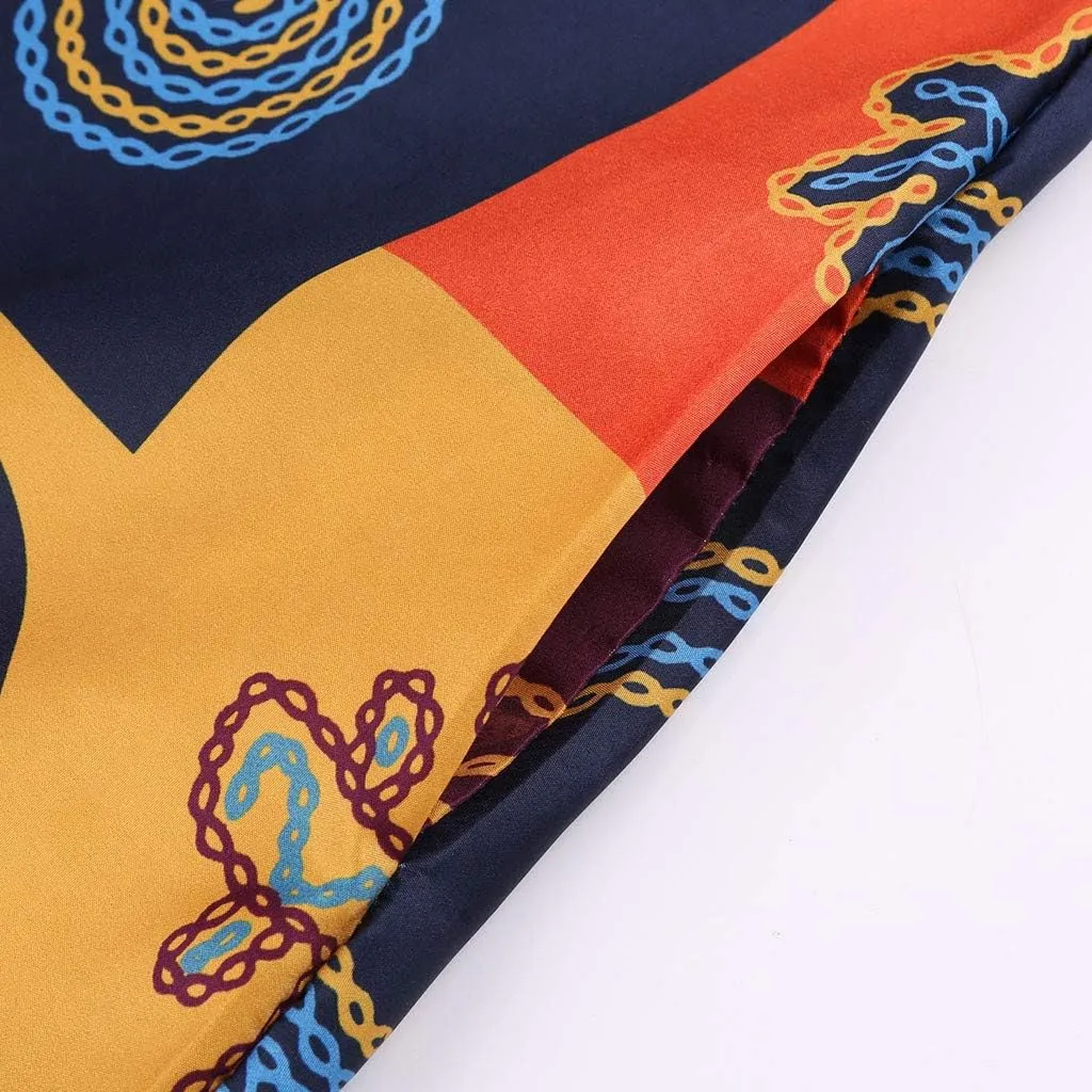 Summer Dresses for Women 2025,Women's African Print Maxi Dresses Casual Plus Size Sleeveless V Neck Beach Sundress