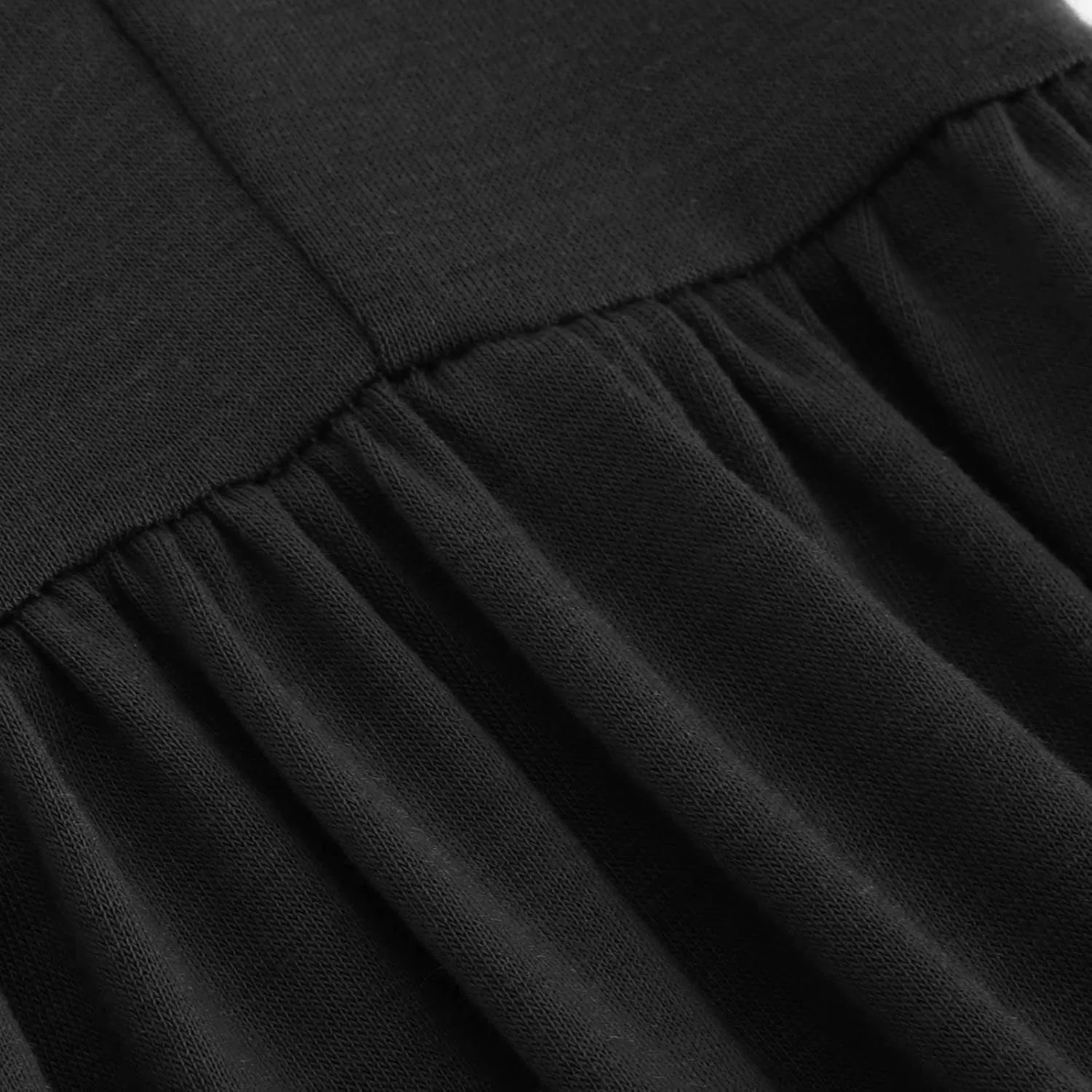 Summer Maxi Dresses for Women 2025 Crew Neck Short Sleeve Dress Casual Sun Dress Summer Beach Vacation Sundress