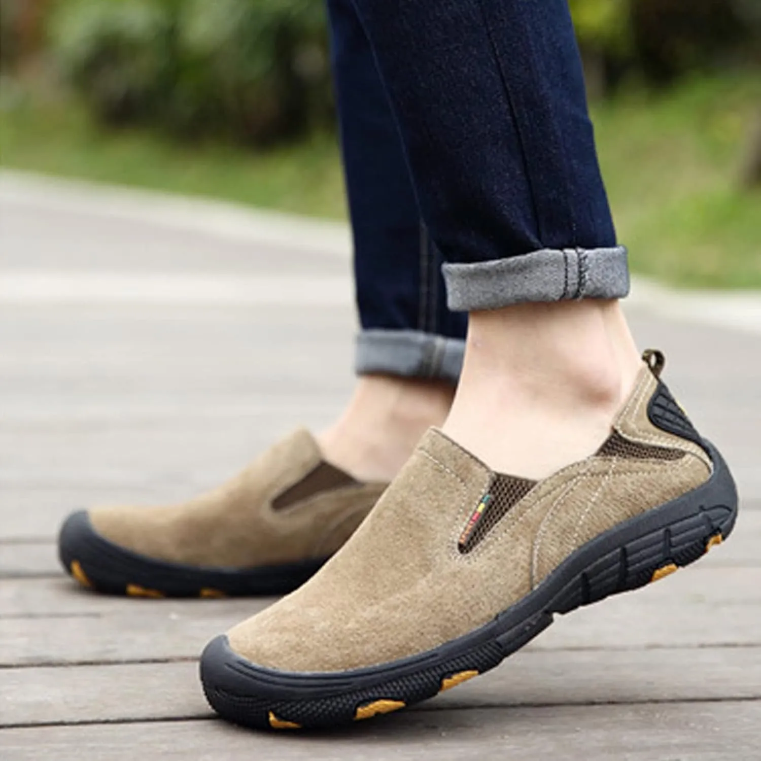Summer Men's Outdoor Soft Soled Sports Shoes Leisure Mountaineering Shoes Mens Casual Shoes Size 14