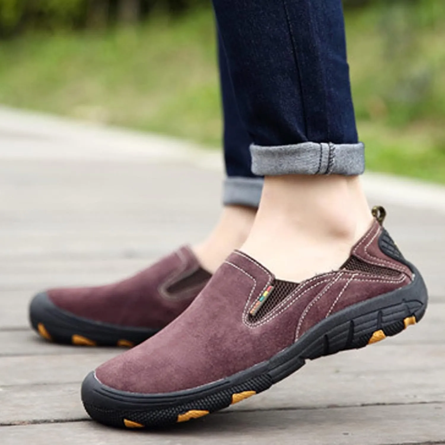 Summer Men's Outdoor Soft Soled Sports Shoes Leisure Mountaineering Shoes Mens Casual Shoes Size 14