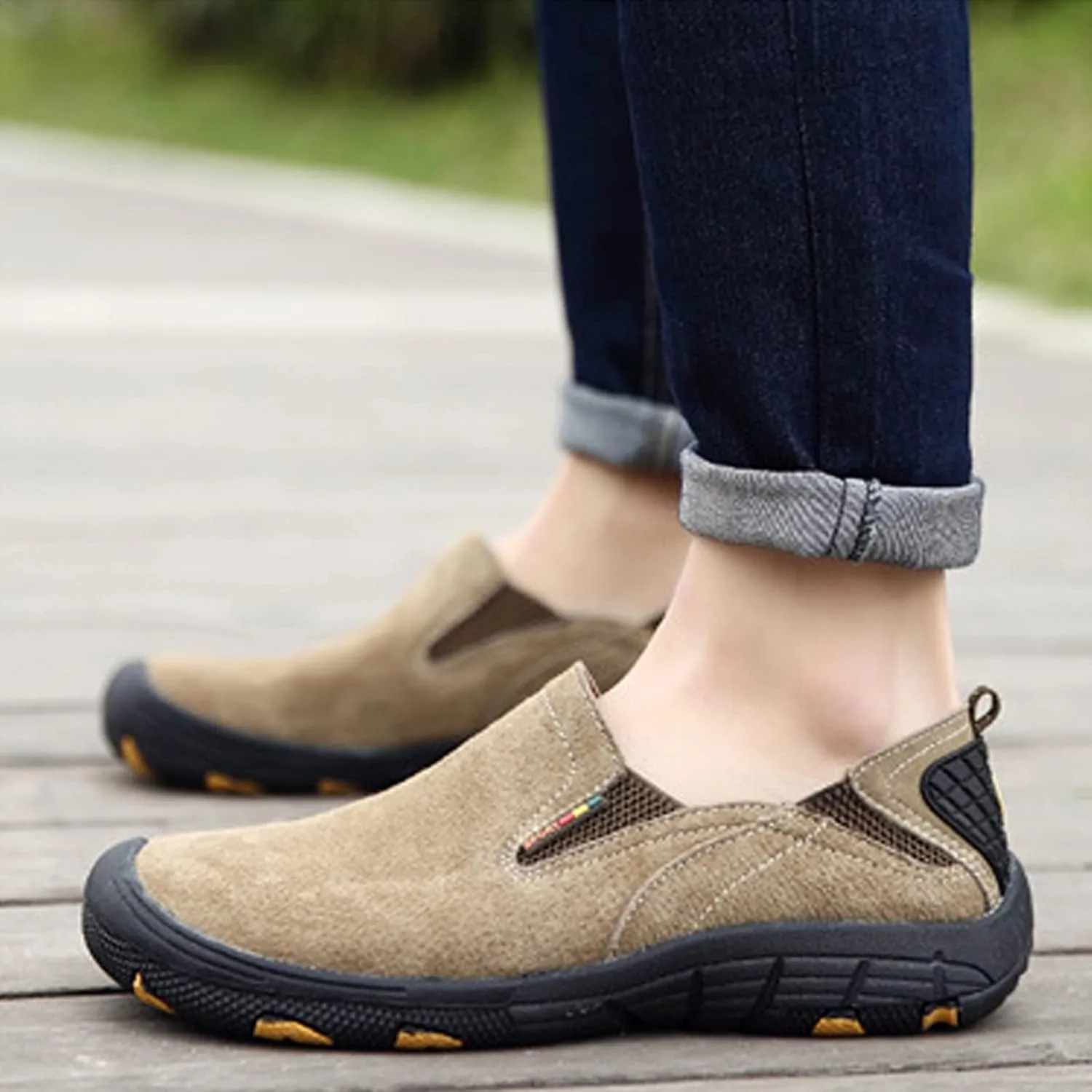 Summer Men's Outdoor Soft Soled Sports Shoes Leisure Mountaineering Shoes Mens Casual Shoes Size 14