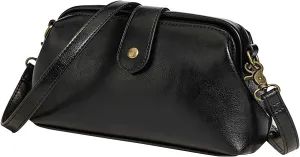 Summer Purses for Women 2025 Crossbody Waterproof Nylon Crossbody Bags for Woman Trendy Temperament Clutch Purse(Black)