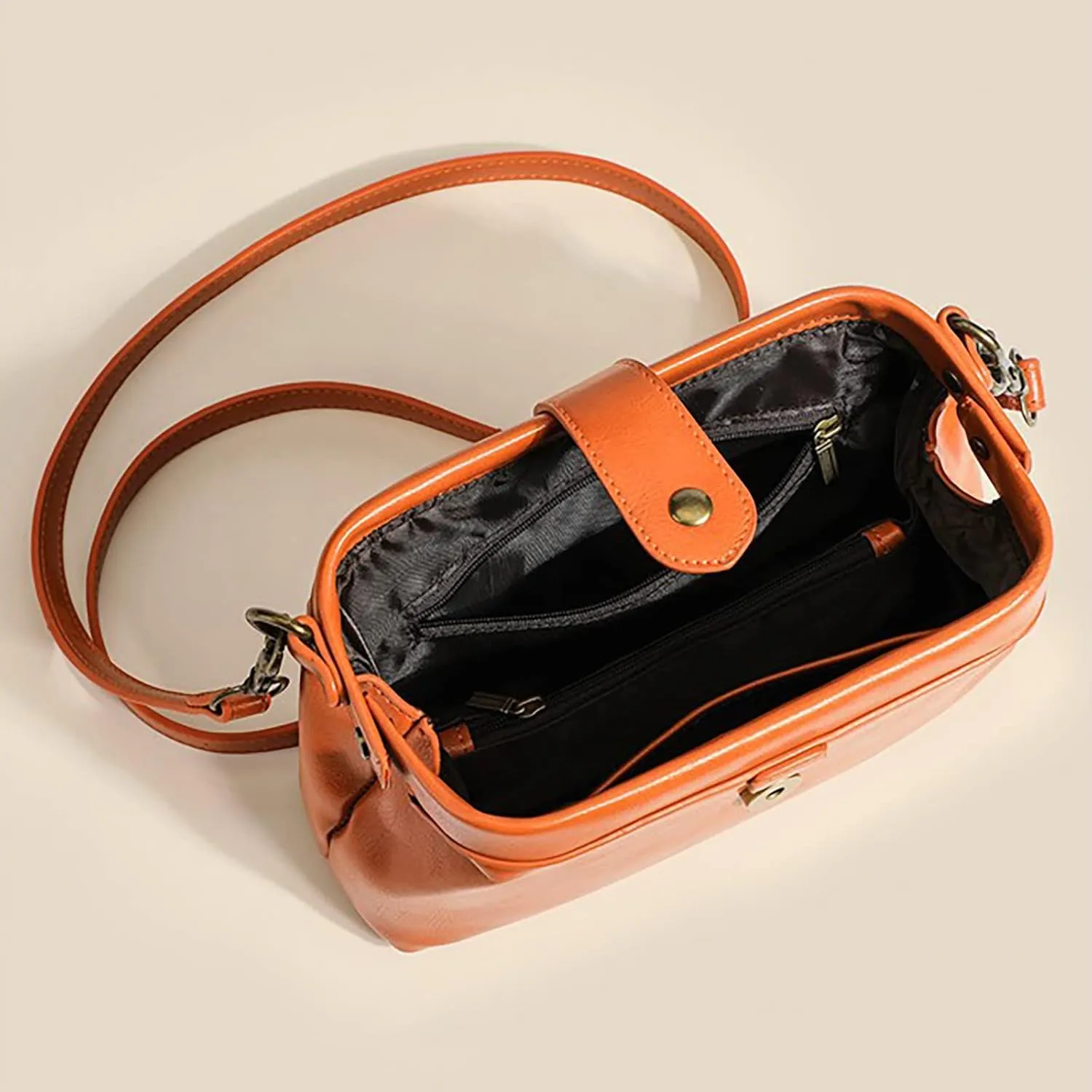 Summer Purses for Women 2025 Crossbody Waterproof Nylon Crossbody Bags for Woman Trendy Temperament Clutch Purse(Black)