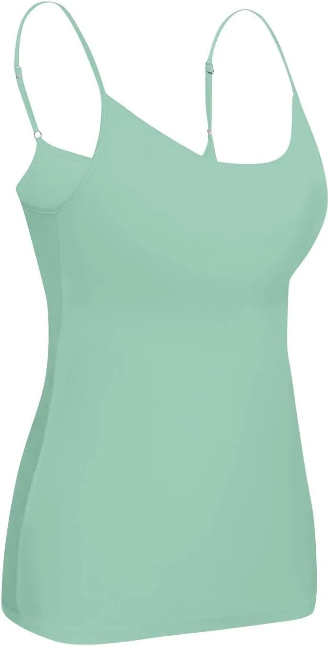 Tank Tops for Women 2025 Built in Bra Workout Yoga Gym Cami Square Neck Sleeveless Low Cut Corset Sexy Under Wear