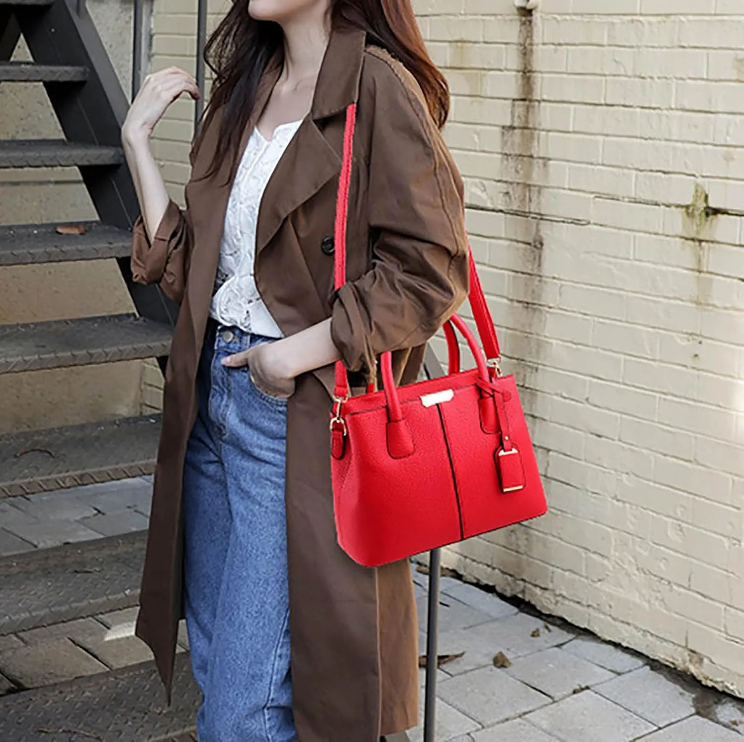 Tote Bag For Women Handbag Roomy Fashion Womens Wallet Ladies Purse Satchel Zipper Clutch Bags Totes Work Leather Bag