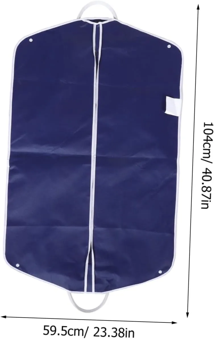 Travel Garment Bag for Men Dust Suit Storage for Wedding Dresses Dance Costumes Coats Durable Non Woven Capacity Design Convenient Carrying