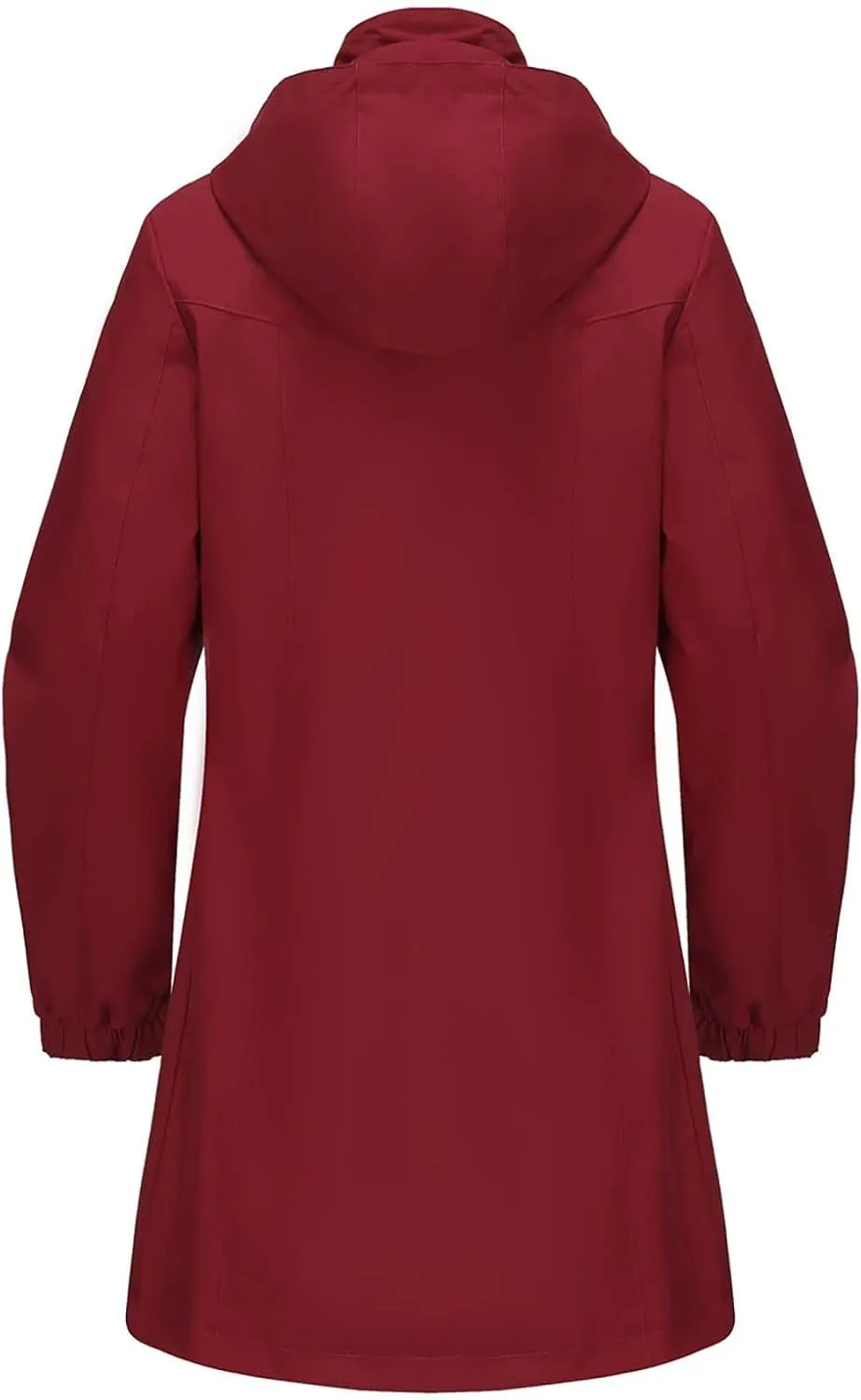Trench Coat Women Thin Long Sleeve Button Puffer Jackets Casual Loose Hooded Jacket with Pockets Outerwear