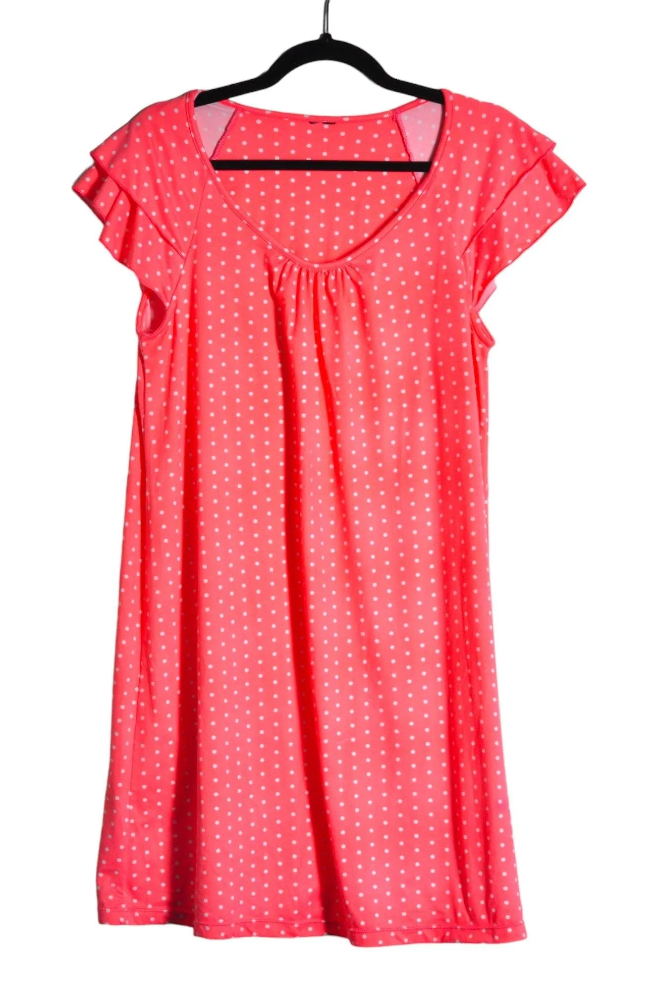 UNBRANDED Women Shift Dresses Regular fit in Pink - 1X