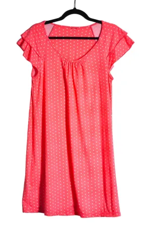 UNBRANDED Women Shift Dresses Regular fit in Pink - 1X