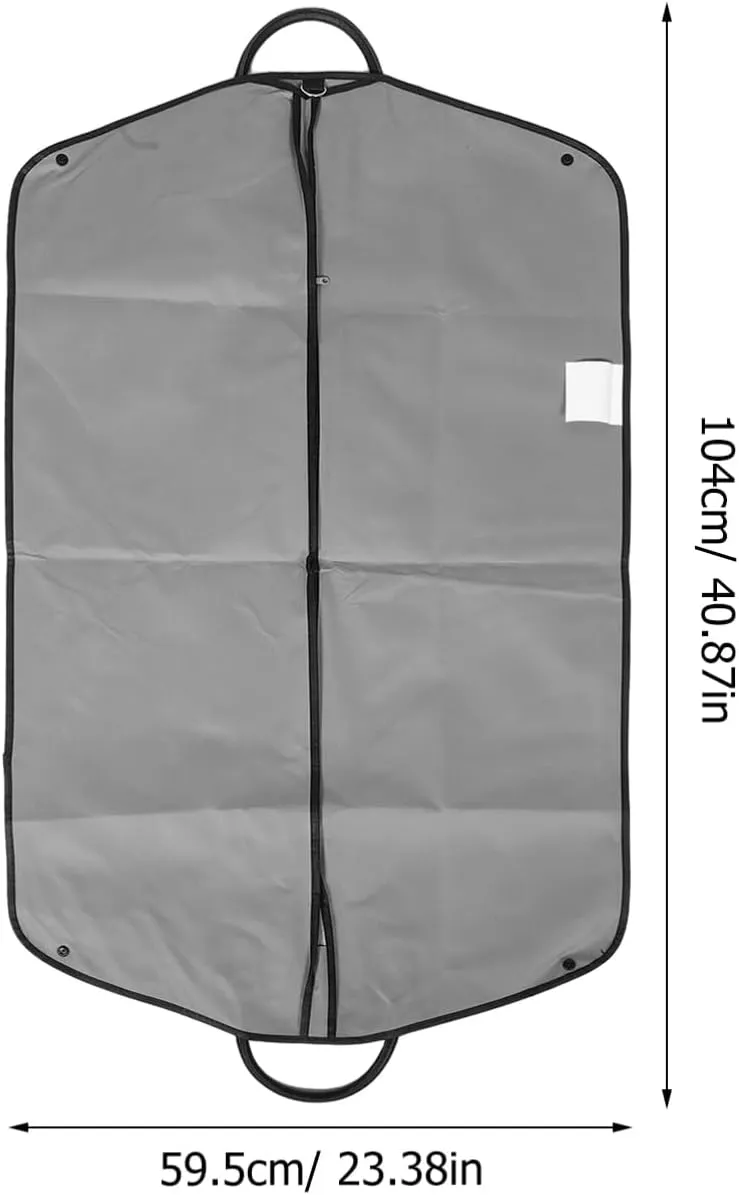 VALICLUD Suit Storage Bag for Men Dust Travel Garment Bag for Wedding Dresses and Dance Costumes Spacious and Durable Non Woven Convenient for Business and Leisure Trips
