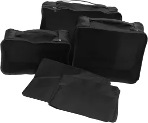 Versatile Fabric Storage Bag Set Suit Closet Storage Bag Window for Clothes Quilt Luggage Portable Organizer