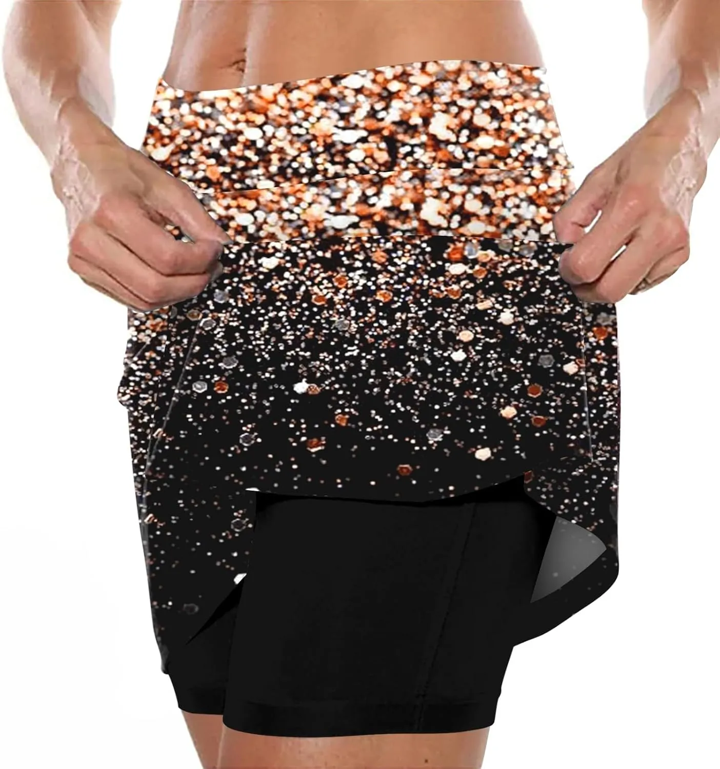 Versatile Skorts for Women, Women's Casual Athlete Tennis Skirts, Sports Lightweight Golf Workout Skort with Pockets