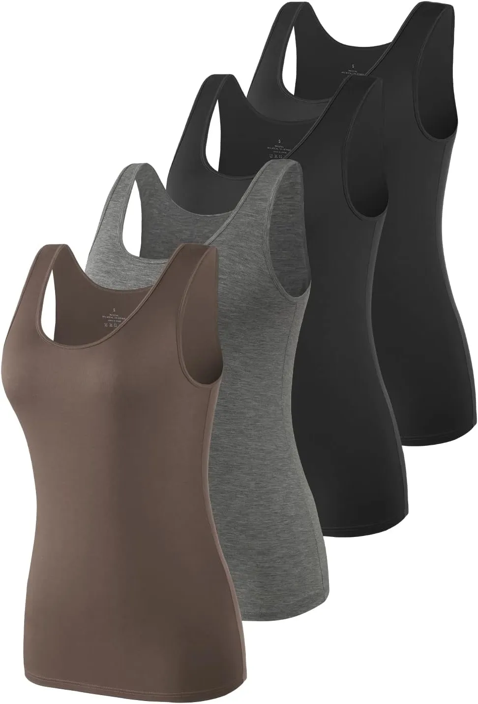 Vislivin Womens Supersoft Camisole Stretch Casual Tank Tops