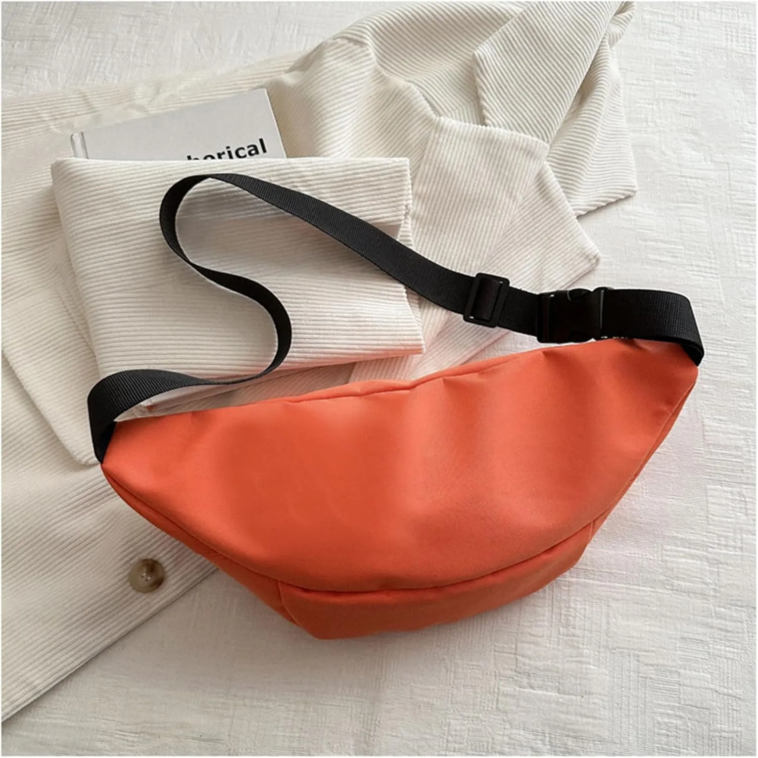 Waist bag,Practical and Secure Crossbody Bag for Hiking and Shopping Nylon Shoulder Bags Sports Waist Bag Chest Pouches
